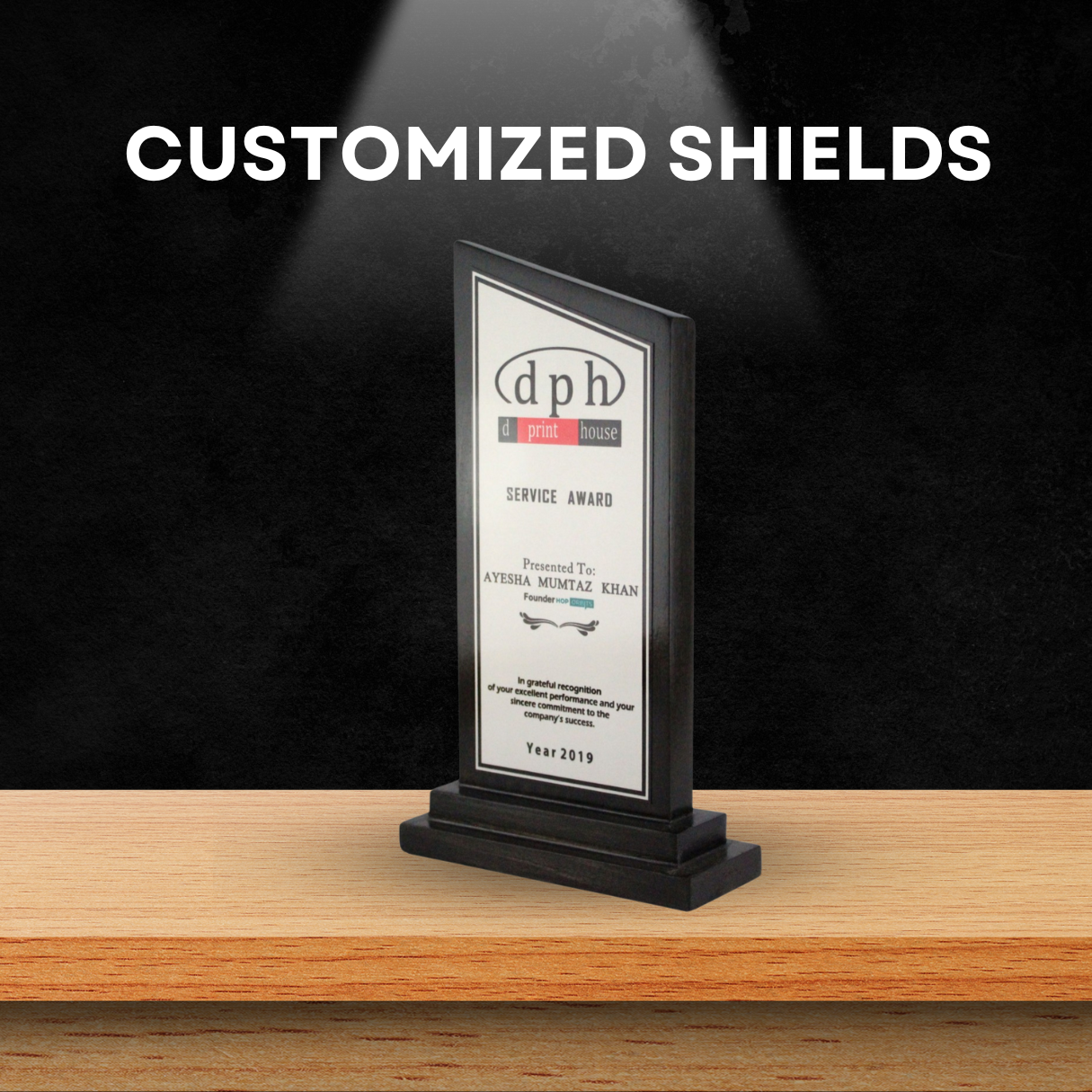 Customized Shields – Honor with Style, Celebrate with Pride!